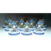 Subbuteo Andrew Table Soccer Iraklis Salonica away 1983-84 on WSB Professional bases